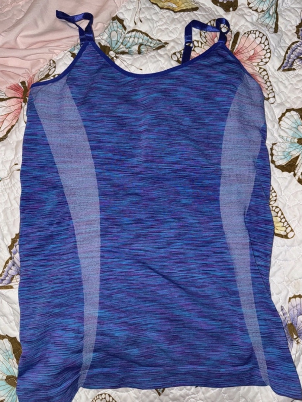 Climawear Women's Blue & Purple Tank Top Size Large